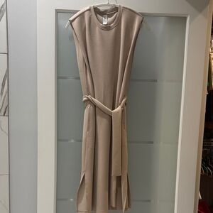 SPANX Taupe Midi Dress